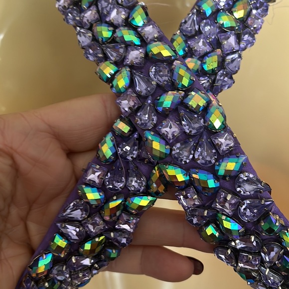 Jovani size 10, smooth transition ballroom, dancing gown - Picture 3 of 14